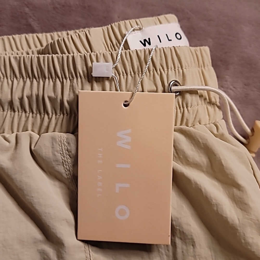 Wilo Parachute Pants Cream sz Lg - Picture 2 of 7